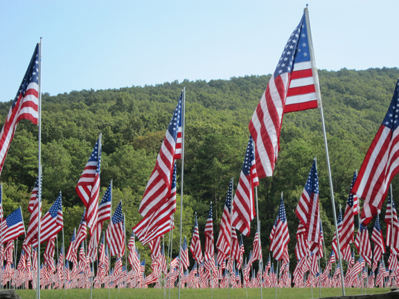 Field of Flags – One Life Lost. One Flag Flown – September 11, 2016.