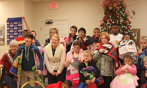 Quilters Provide Calvary Children’s Home with Quilts and Pillowcases
